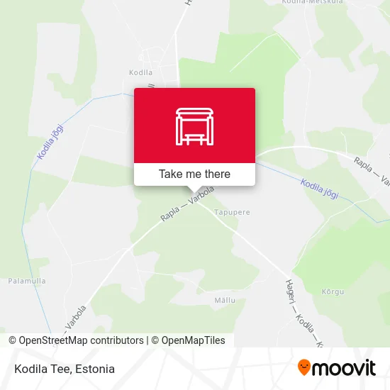 Карта Kodila Tee