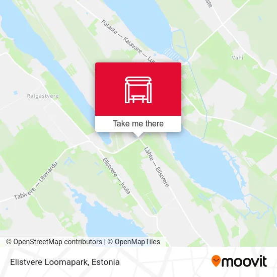 Elistvere Loomapark map