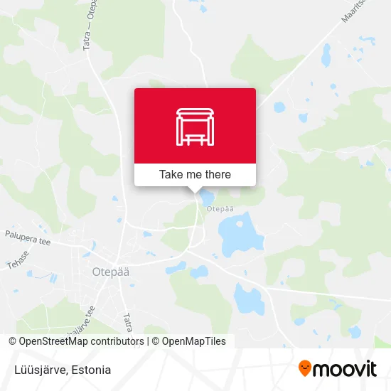 Карта Lüüsjärve