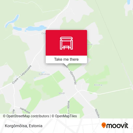 Карта Korgõmõisa