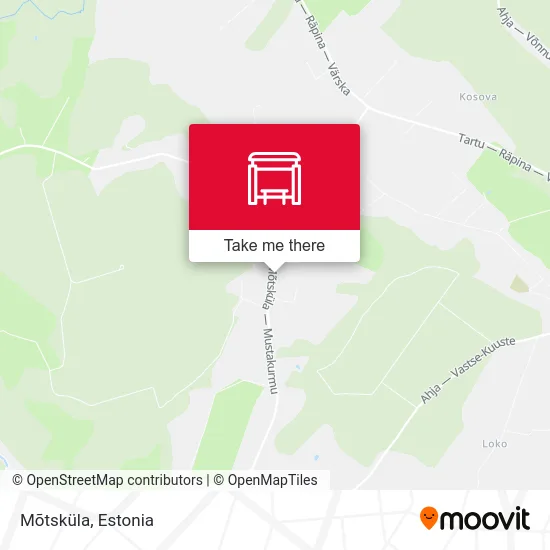 Карта Mõtsküla