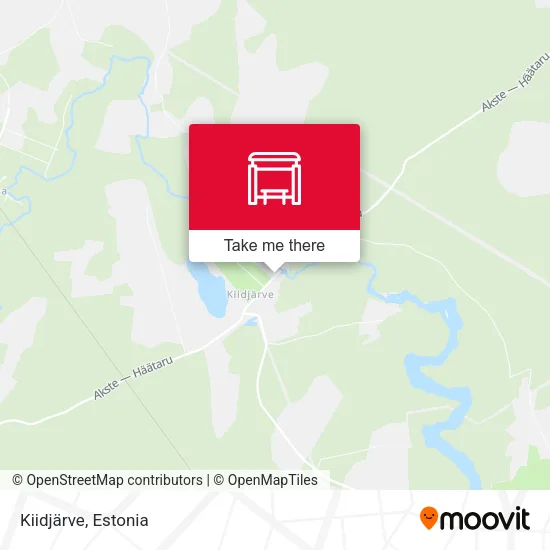 Карта Kiidjärve