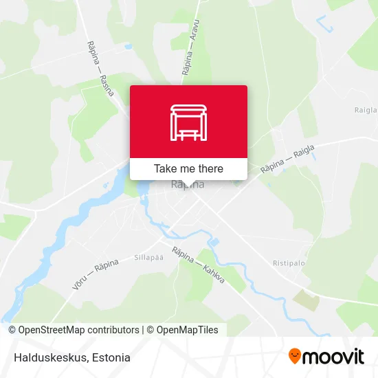Карта Halduskeskus