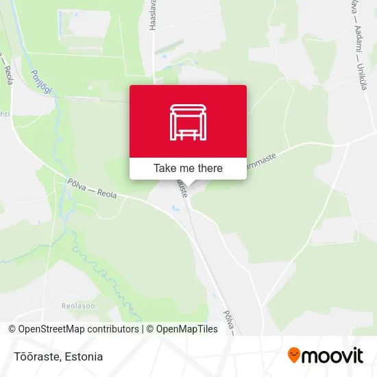 Карта Tõõraste