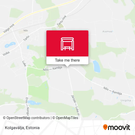 Карта Kolgavälja