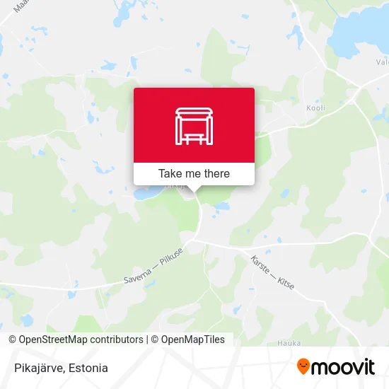 Карта Pikajärve