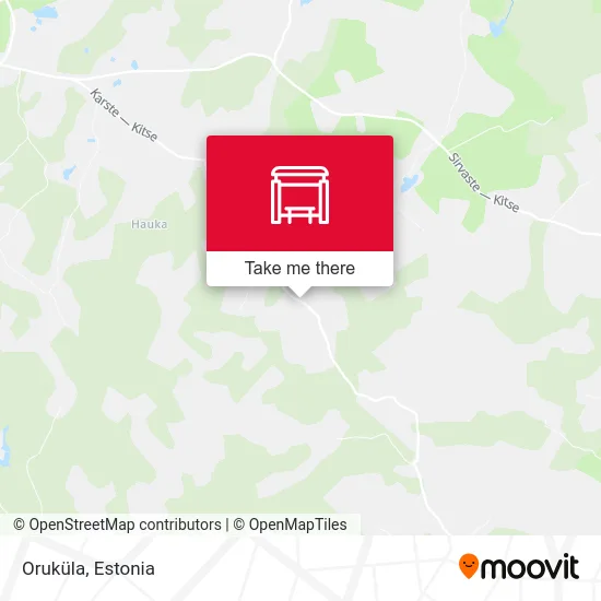 Карта Oruküla