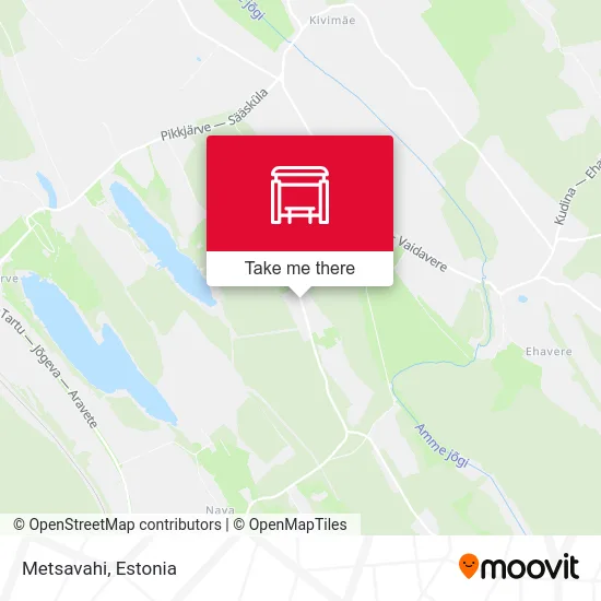 Карта Metsavahi