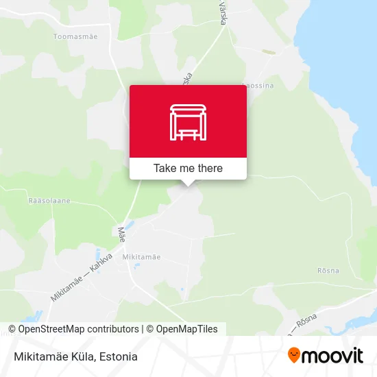 Карта Mikitamäe Küla