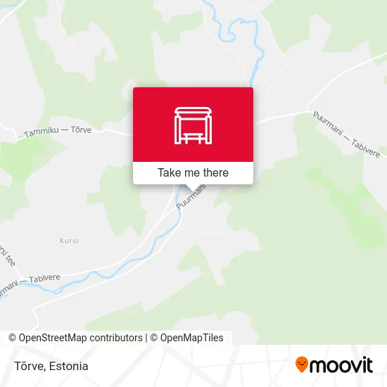 Карта Tõrve