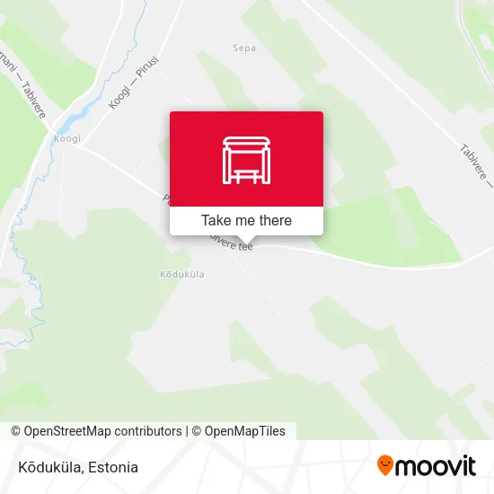 Карта Kõduküla