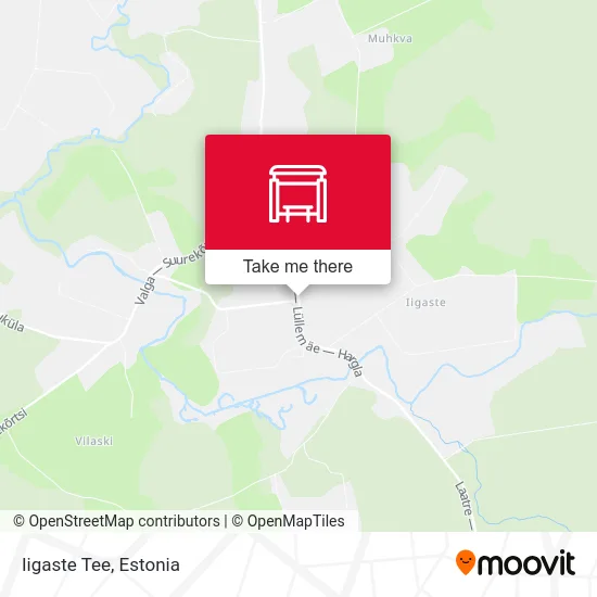 Карта Iigaste Tee