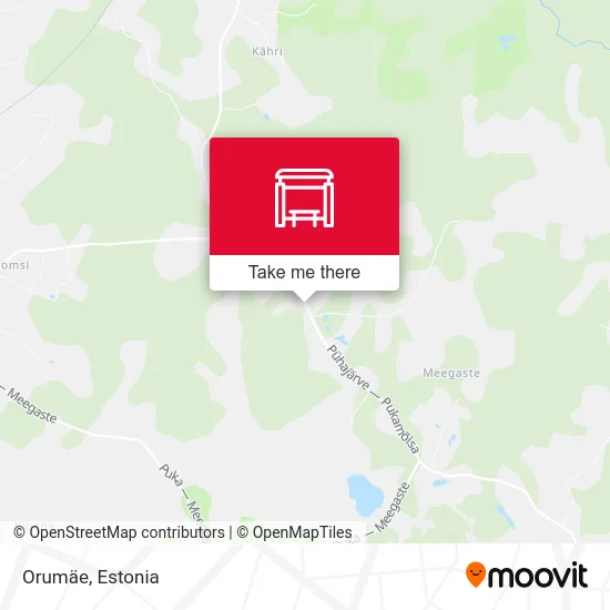Карта Orumäe