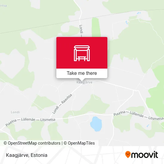 Карта Kaagjärve