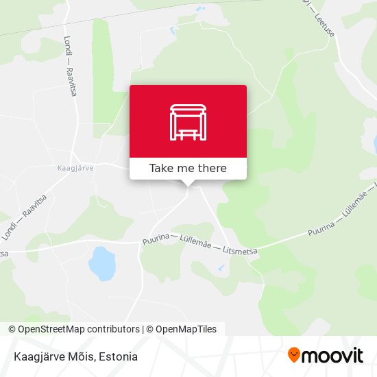 Kaagjärve Mõis map