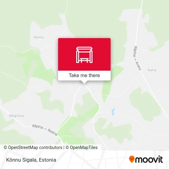 Карта Kõnnu Sigala