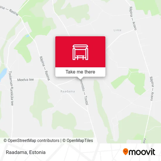 Raadama map