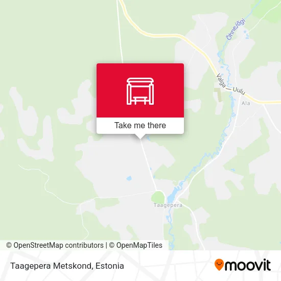 Карта Taagepera Metskond