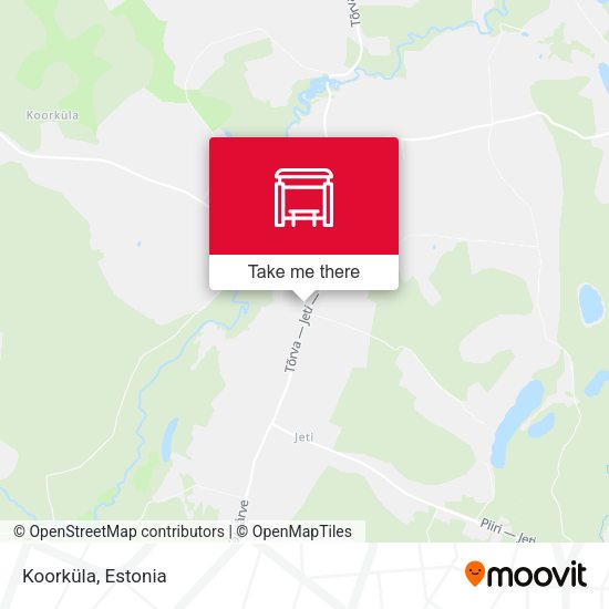 Карта Koorküla