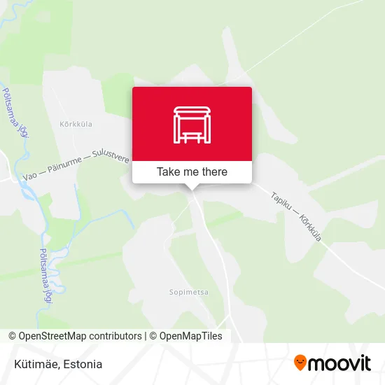 Карта Kütimäe