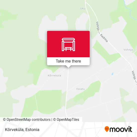 Карта Kõrveküla