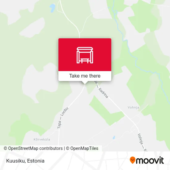 Карта Kuusiku