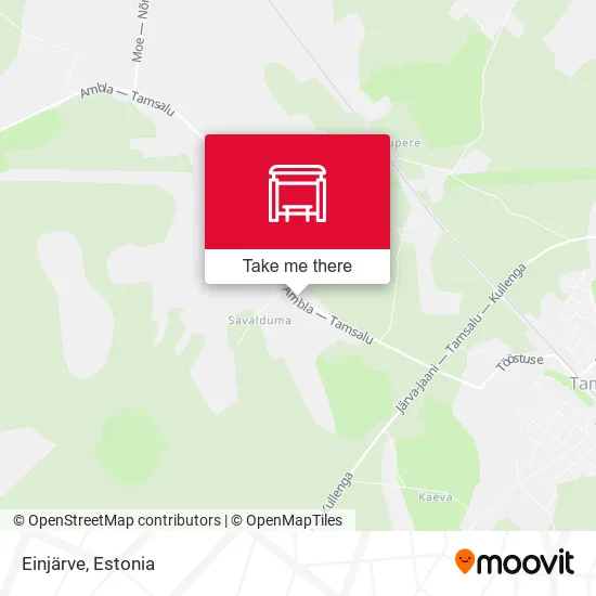 Карта Einjärve
