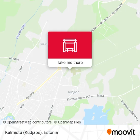 Карта Kalmistu (Kudjape)