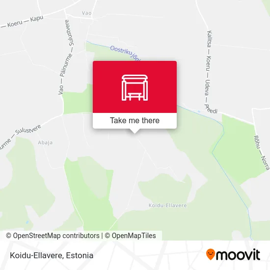 Карта Koidu-Ellavere