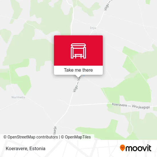 Карта Koeravere