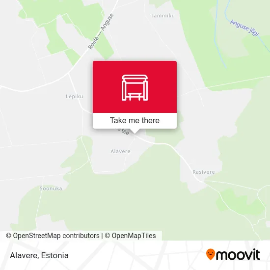 Карта Alavere
