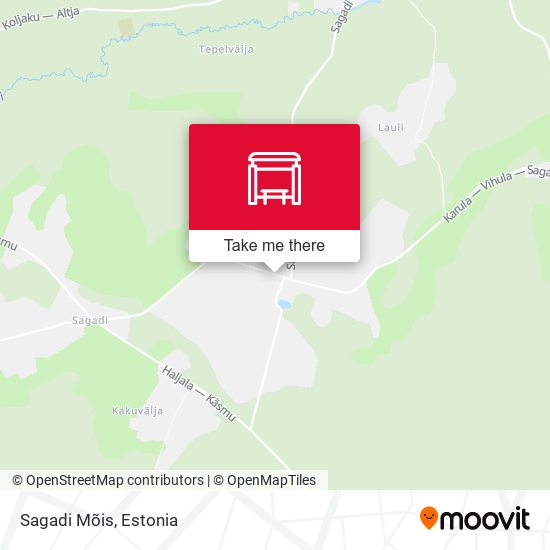 Карта Sagadi Mõis