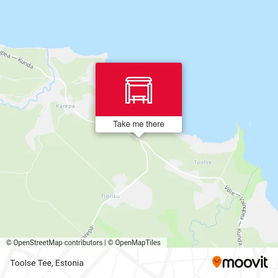 Карта Toolse Tee