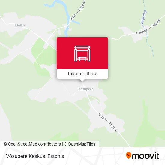 Карта Võsupere Keskus