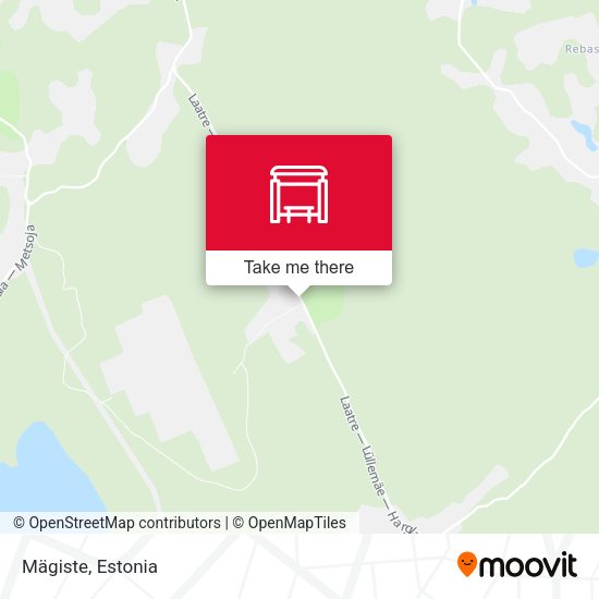 Карта Mägiste