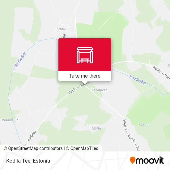 Карта Kodila Tee