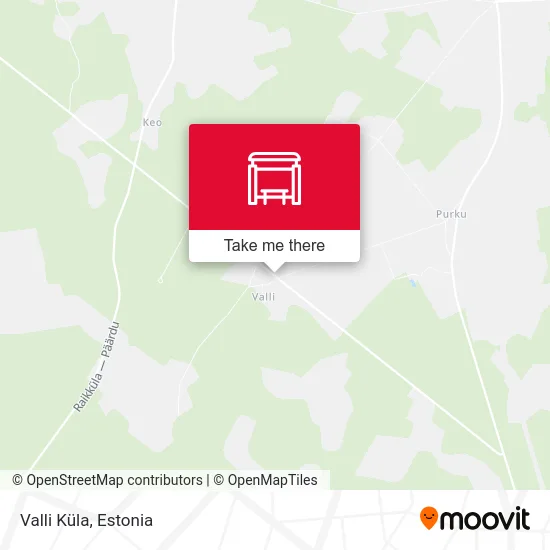 Карта Valli Küla