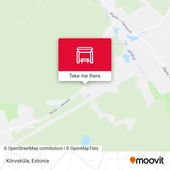 Карта Kõrveküla