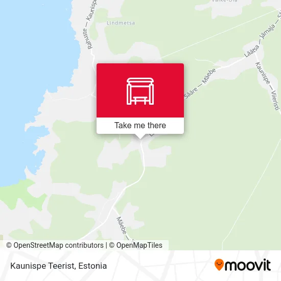 Карта Kaunispe Teerist