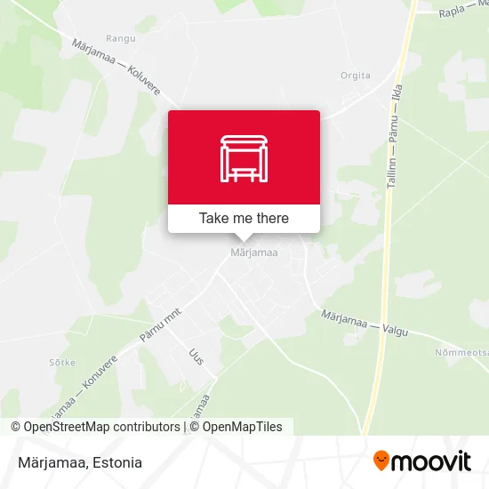 Карта Märjamaa