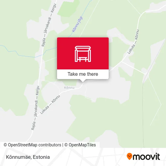 Карта Kõnnumäe