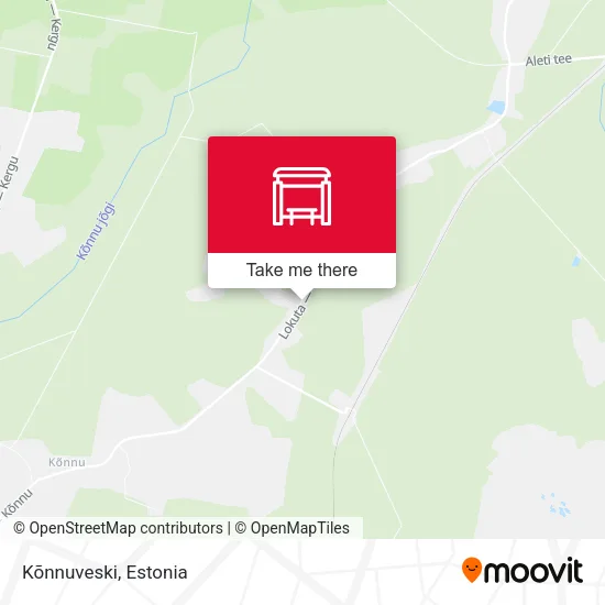 Карта Kõnnuveski