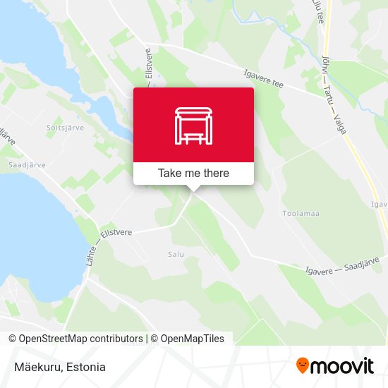 Карта Mäekuru