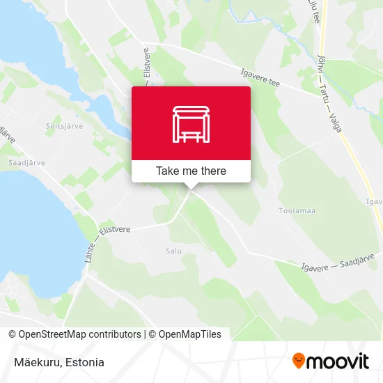 Карта Mäekuru