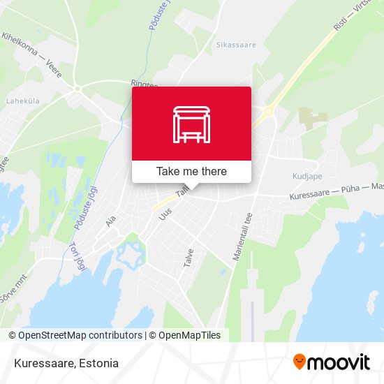 Kuressaare map