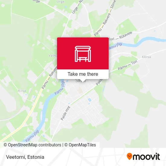 Карта Veetorni