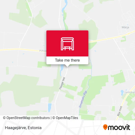 Haagejärve map