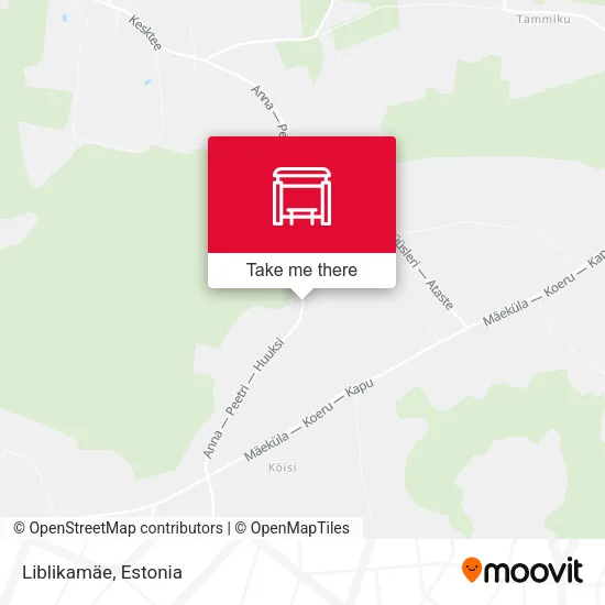 Карта Liblikamäe