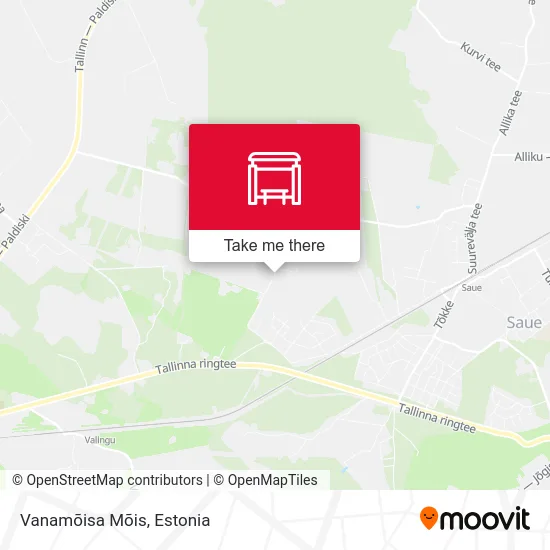 Карта Vanamõisa Mõis