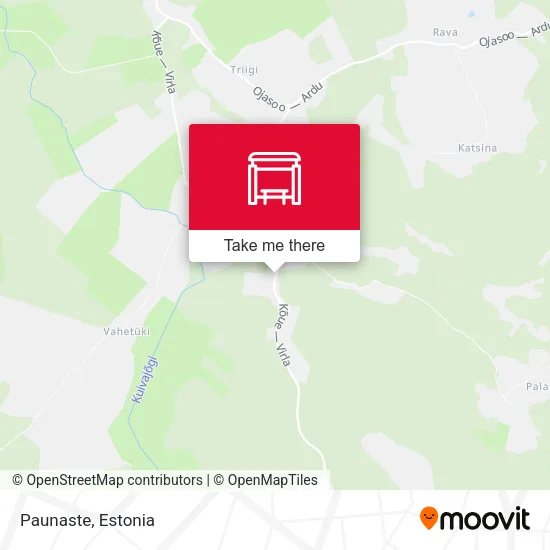 Карта Paunaste